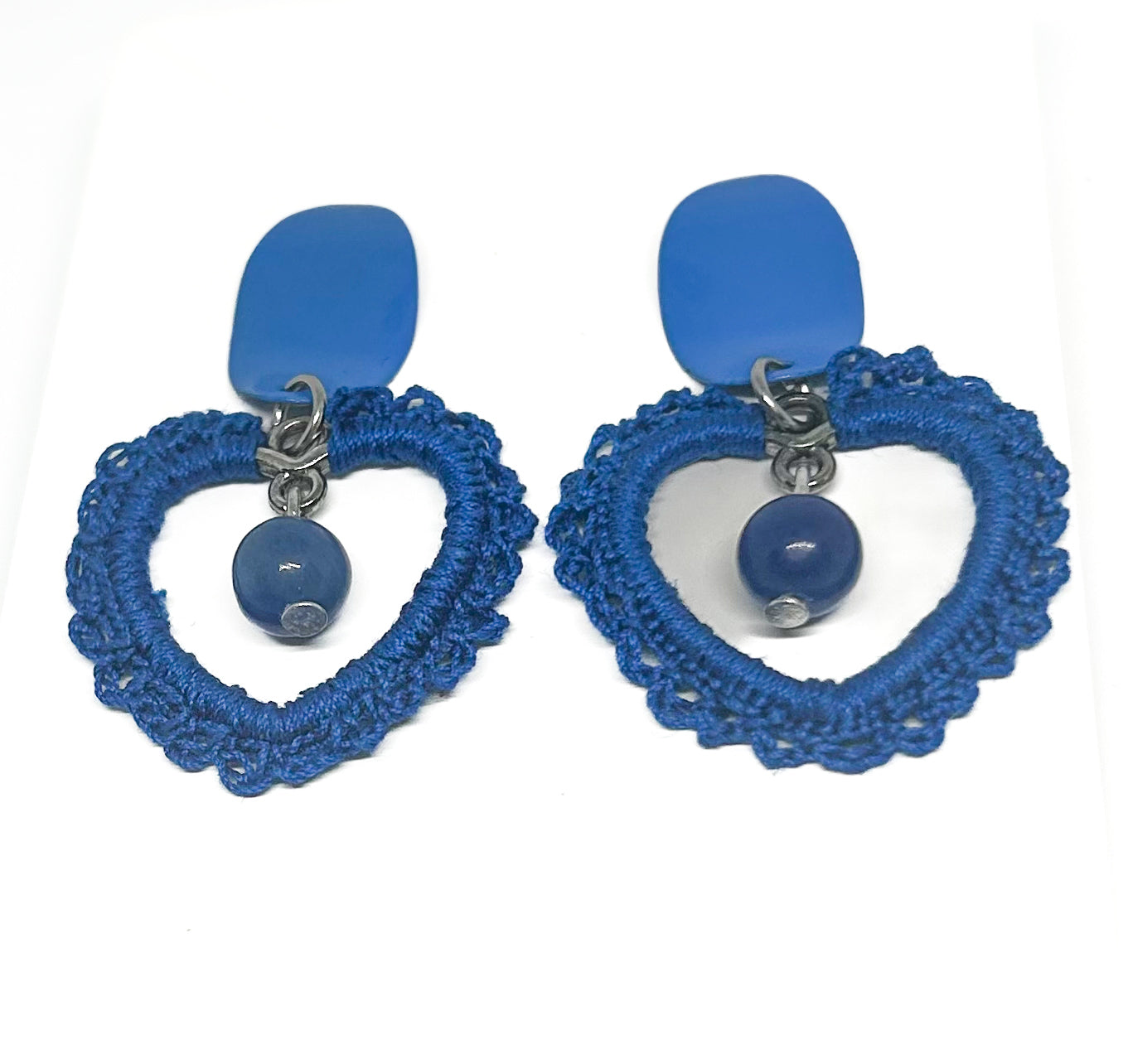 Aros “Corazones Lago Azul”