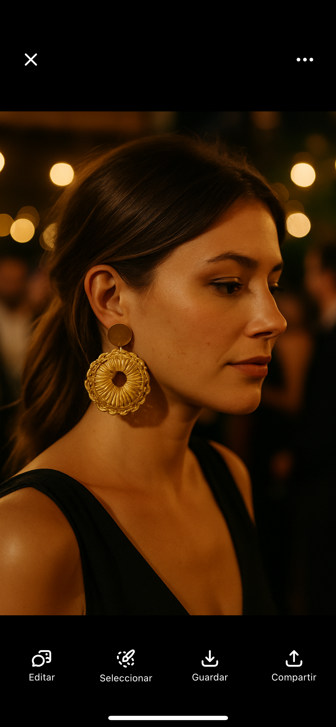 Aros Michay Dorados