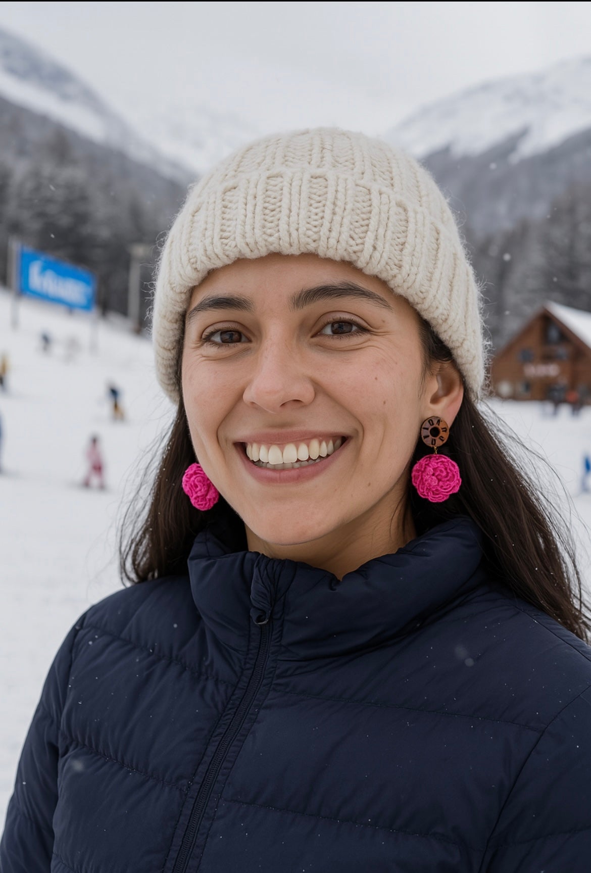 Aros Chilca Rosa