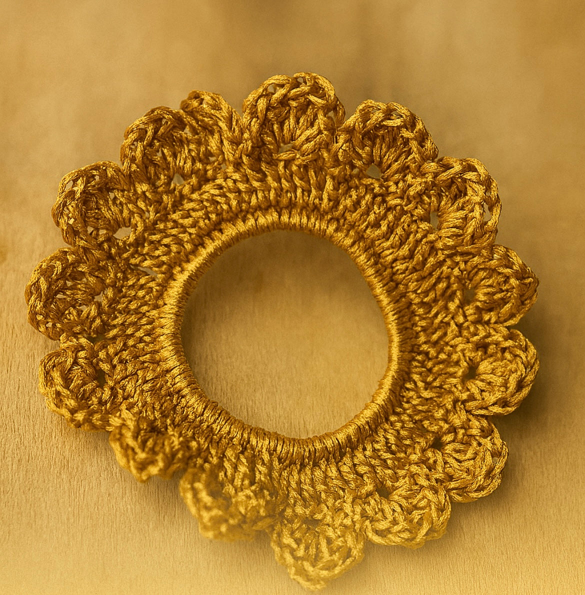 Scrunchie Michay Dorado