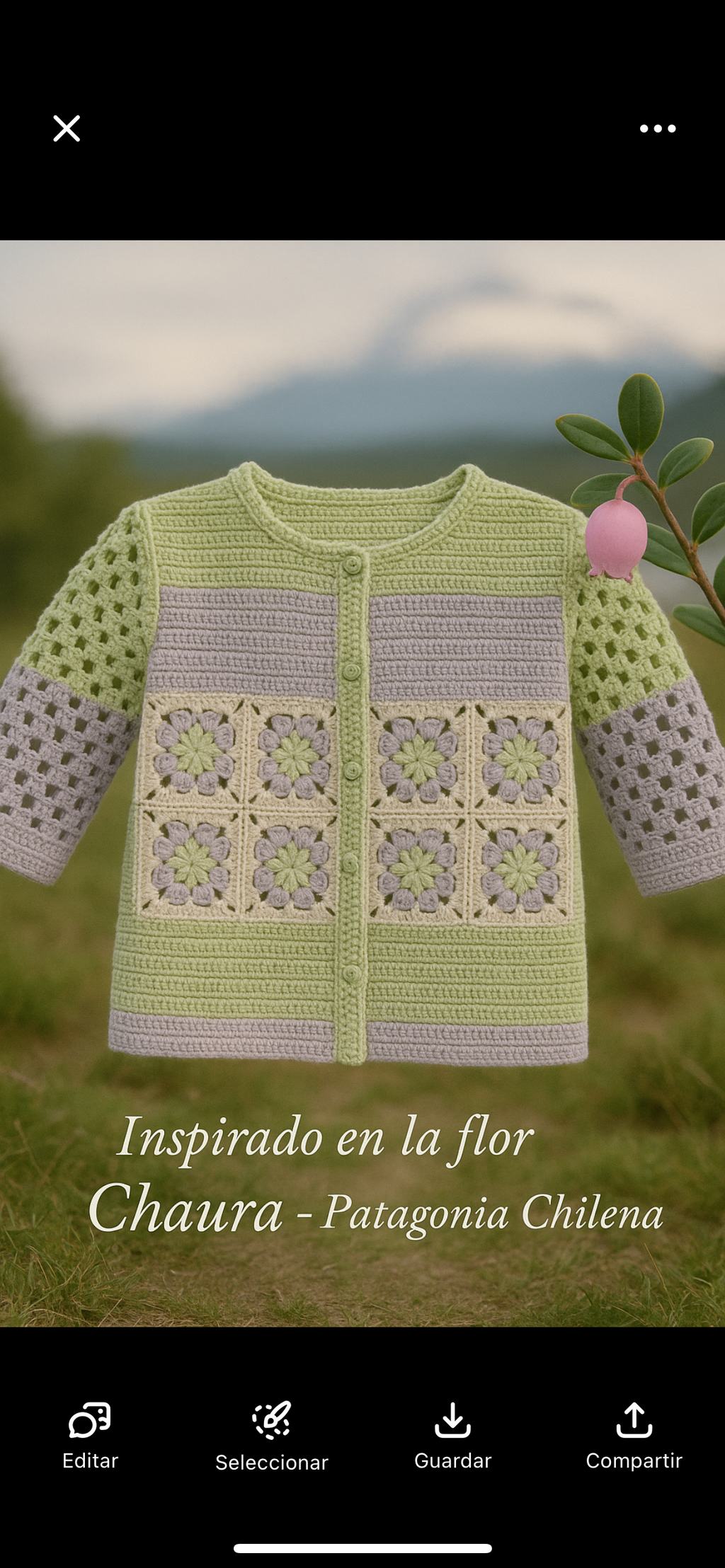 Chaleco Chaura en Flor