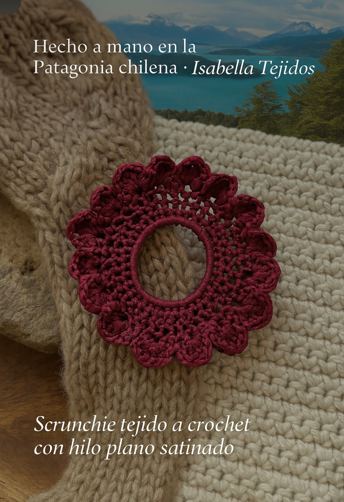 Scrunchie Flor de Viento