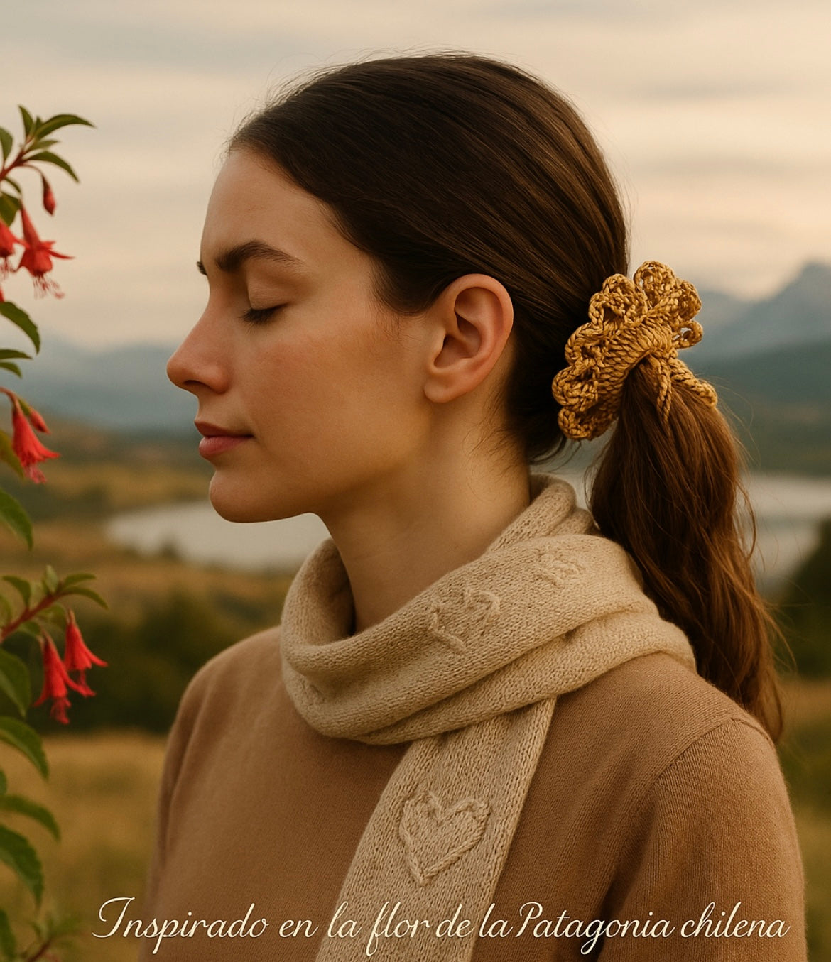 Scrunchie Michay Dorado