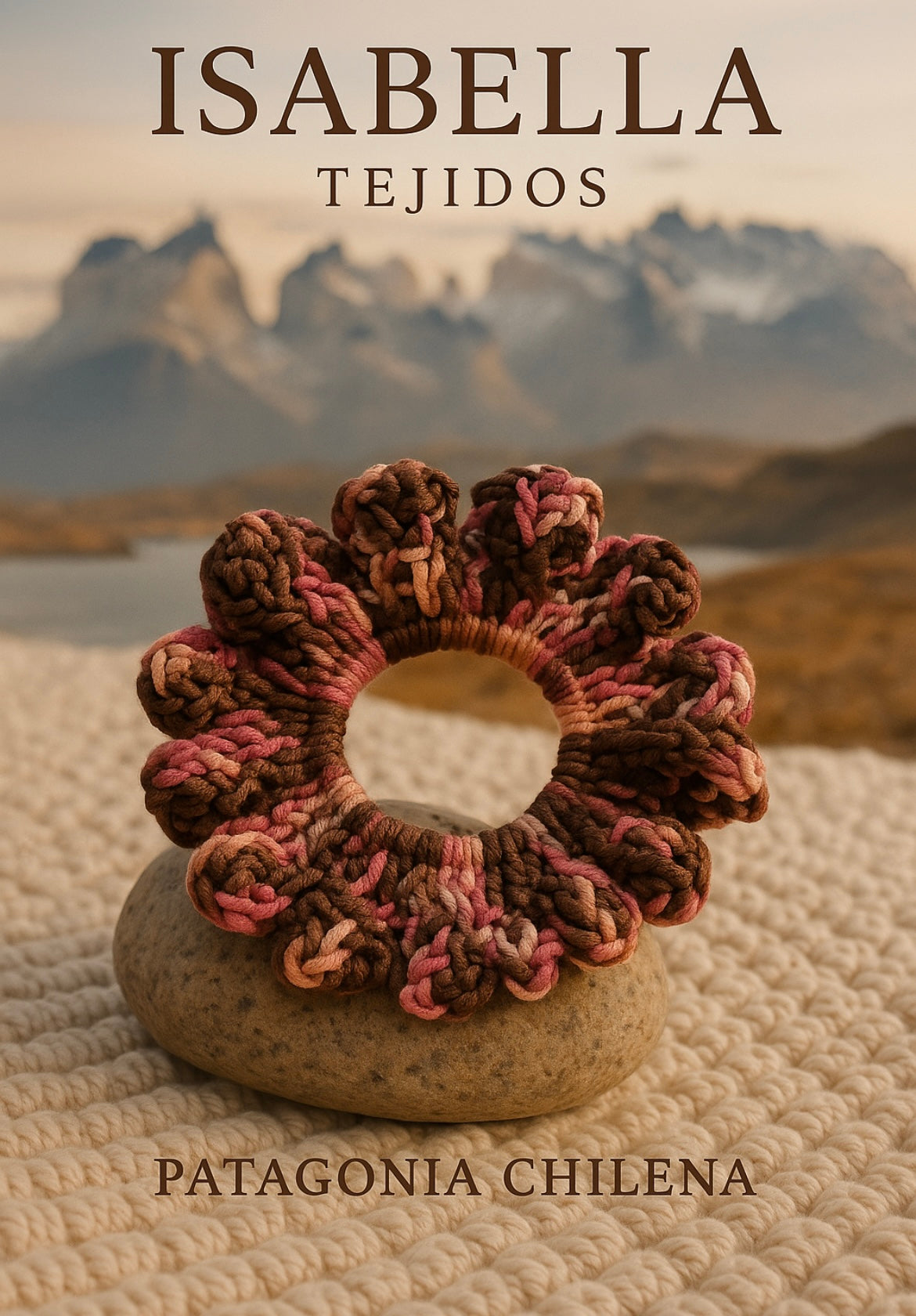 Scrunchie Rosa de Tierra