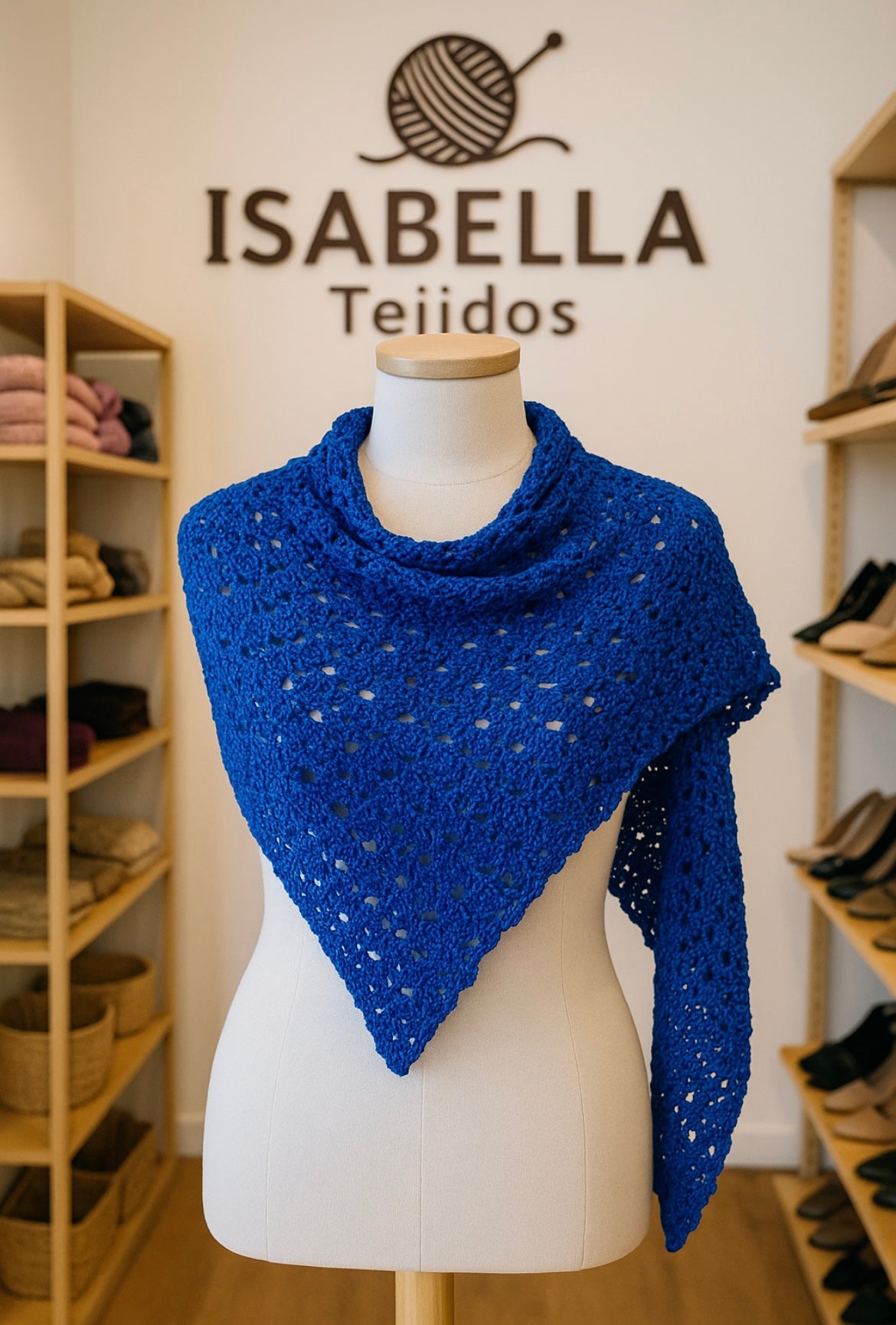 Pañuelo “Azul Glaciar Austral”