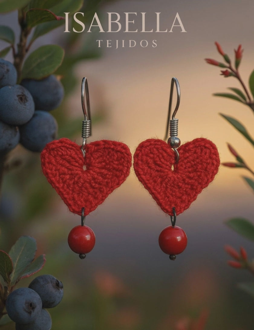 Aros Corazón de Calafate